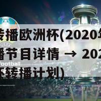 哪个转播欧洲杯(2020年欧洲杯直播节目详情 → 2020年欧洲杯转播计划)