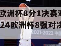 2024欧洲杯8分1决赛对阵规则(2024欧洲杯8强对决规则)