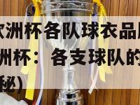 2024欧洲杯各队球衣品牌(2024欧洲杯：各支球队的球衣品牌大揭秘)