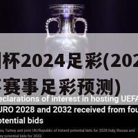 欧洲杯2024足彩(2024欧洲杯赛事足彩预测)