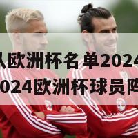 德国队欧洲杯名单2024(德国公布2024欧洲杯球员阵容)