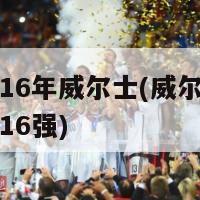 欧洲杯16年威尔士(威尔士闯进欧洲杯16强)